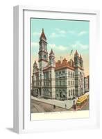 Post Office, Baltimore, Maryland-null-Framed Art Print