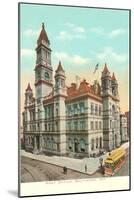 Post Office, Baltimore, Maryland-null-Mounted Art Print