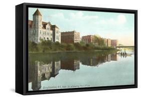 Post Office, Binghamton, New York-null-Framed Stretched Canvas
