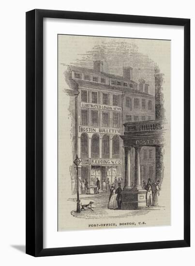 Post-Office, Boston, US-null-Framed Giclee Print