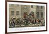 Post Office Bristol, Arrival of the London Mail, The English Spy, by Charles Molloy Westmacott-Isaac Robert Cruikshank-Framed Giclee Print