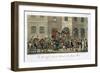 Post Office Bristol, Arrival of the London Mail, The English Spy, by Charles Molloy Westmacott-Isaac Robert Cruikshank-Framed Giclee Print