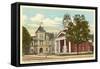 Post Office, Courthouse, Montpelier, Vermont-null-Framed Stretched Canvas