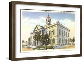 Post Office, Courthouse, Tallahassee, Florida-null-Framed Art Print