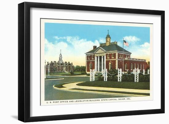 Post Office, Dover, Delaware-null-Framed Art Print