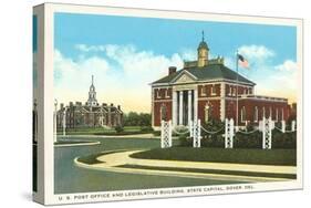 Post Office, Dover, Delaware-null-Stretched Canvas