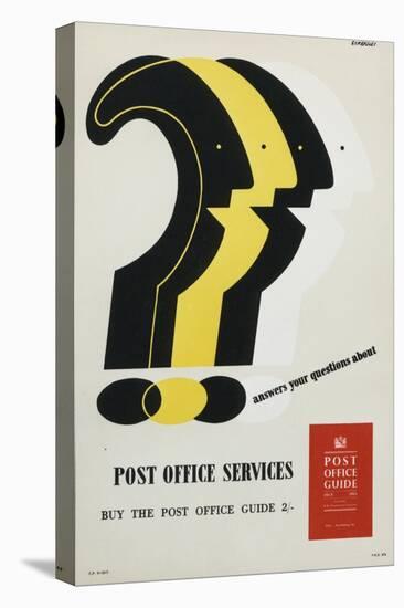 'Post Office Guide' Answers Your Questions About Post Office Services-Tom Eckersley-Stretched Canvas