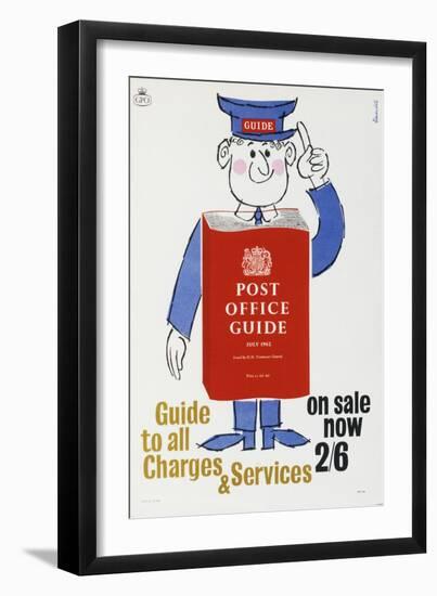 Post Office Guide' to All Charges and Services-Harry Stevens-Framed Art Print