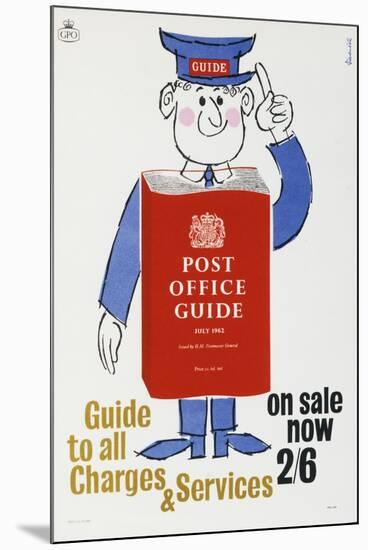 Post Office Guide' to All Charges and Services-Harry Stevens-Mounted Art Print
