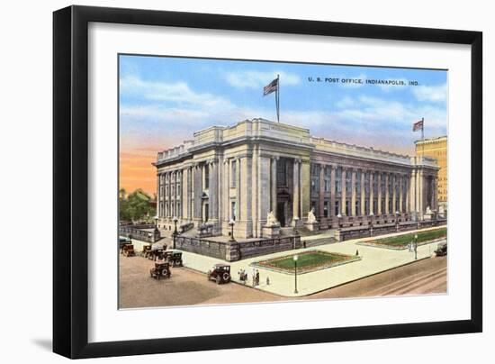 Post Office, Indianapolis, Indiana-null-Framed Art Print