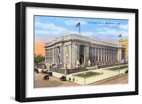 Post Office, Indianapolis, Indiana-null-Framed Art Print