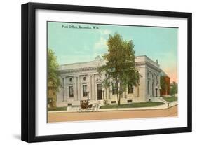 Post Office, Kenosha, Wisconsin-null-Framed Art Print
