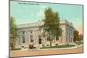 Post Office, Kenosha, Wisconsin-null-Mounted Art Print