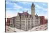 Post Office, Milwaukee, Wisconsin-null-Stretched Canvas