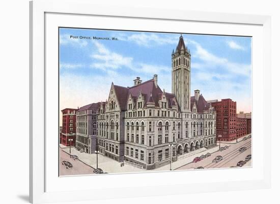 Post Office, Milwaukee, Wisconsin-null-Framed Art Print