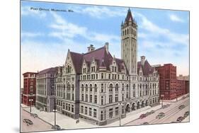 Post Office, Milwaukee, Wisconsin-null-Mounted Art Print