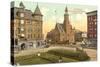 Post Office, Monument Square, Racine, Wisconsin-null-Stretched Canvas