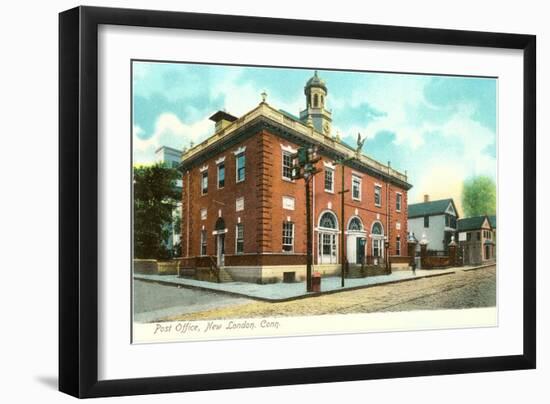 Post Office, New London, Connecticut-null-Framed Art Print