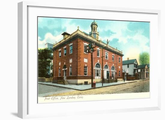 Post Office, New London, Connecticut-null-Framed Art Print