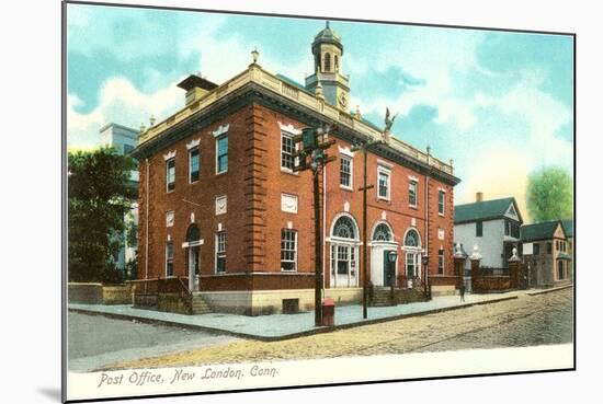 Post Office, New London, Connecticut-null-Mounted Art Print