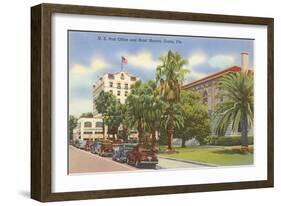 Post Office, Ocala, Florida-null-Framed Art Print