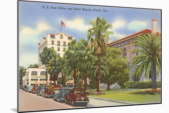 Post Office, Ocala, Florida-null-Mounted Art Print