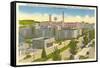 Post Office, Plant, Hershey, Pennsylvania-null-Framed Stretched Canvas