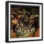 "Post Office Sorting Room," December 8, 1945-John Falter-Framed Giclee Print