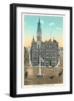Post Office Square, Boston, Mass.-null-Framed Art Print