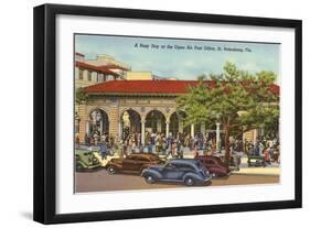 Post Office, St. Petersburg, Florida-null-Framed Art Print