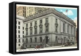 Post Office, Wheeling, West Virginia-null-Framed Stretched Canvas