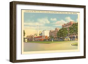 Post Products Plant, Battle Creek, Michigan-null-Framed Art Print