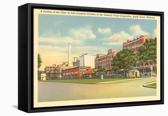 Post Products Plant, Battle Creek, Michigan-null-Framed Stretched Canvas