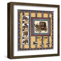 Post Stamp-null-Framed Art Print