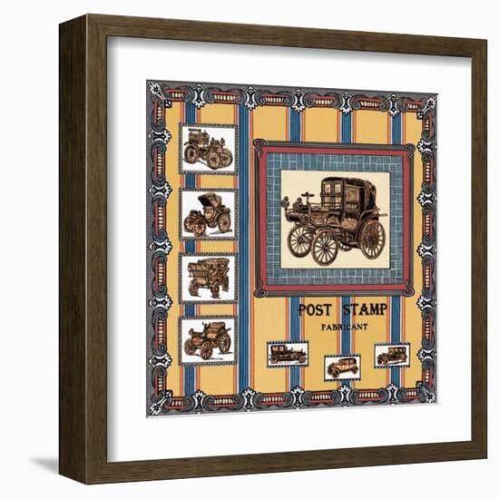 Post Stamp-null-Framed Art Print