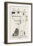 Post War Housing-William Heath Robinson-Framed Art Print