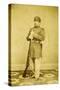 Post War Infantry Soldier In The Wyoming Territory-McFadden & Bishop-Stretched Canvas