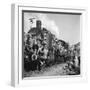 Post WWII German Refugees and Displaced Persons Crowding Every Square Inch of Train Leaving Berlin-Margaret Bourke-White-Framed Photographic Print