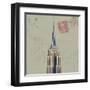 Postage Skyscraper II-Rick Novak-Framed Art Print