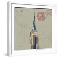 Postage Skyscraper II-Rick Novak-Framed Art Print