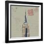 Postage Skyscraper II-Rick Novak-Framed Art Print