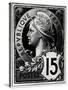 Postage Stamp Depicting Marianne, the Official Representation of the French Republic, circa 1893-null-Stretched Canvas