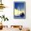 Postage Stamp. Yacht At Sea And The Lighthouse-GUARDING-OWO-Framed Stretched Canvas displayed on a wall