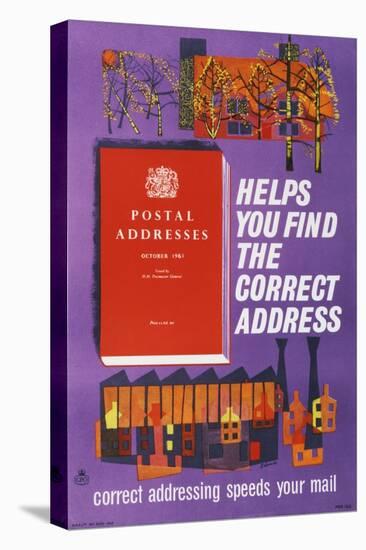 Postal Addresses Helps You Find the Correct Address-Peter Edwards-Stretched Canvas