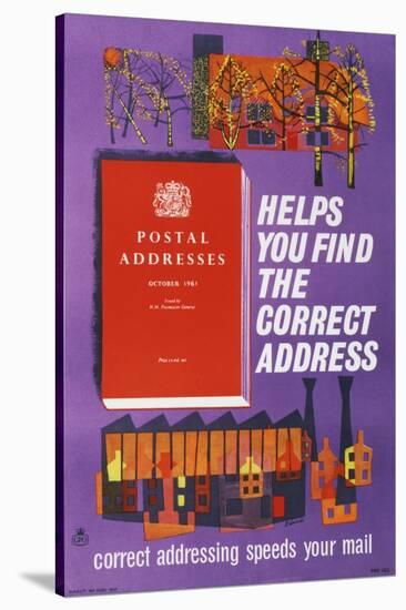 Postal Addresses Helps You Find the Correct Address-Peter Edwards-Stretched Canvas