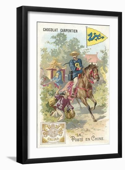 Postal Service in China-null-Framed Giclee Print