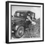 Postal Worker Who Helped Secret Service with Check Forgery Investigation Making His Rounds-Ralph Morse-Framed Photographic Print