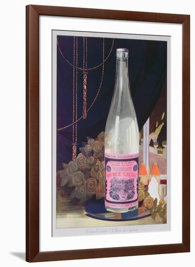 Postcard Advertising Evian Water from the Source Cachat, 1906-null-Framed Giclee Print