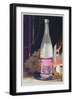 Postcard Advertising Evian Water from the Source Cachat, 1906-null-Framed Giclee Print