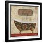 Postcard Bath I-Pela Design-Framed Art Print